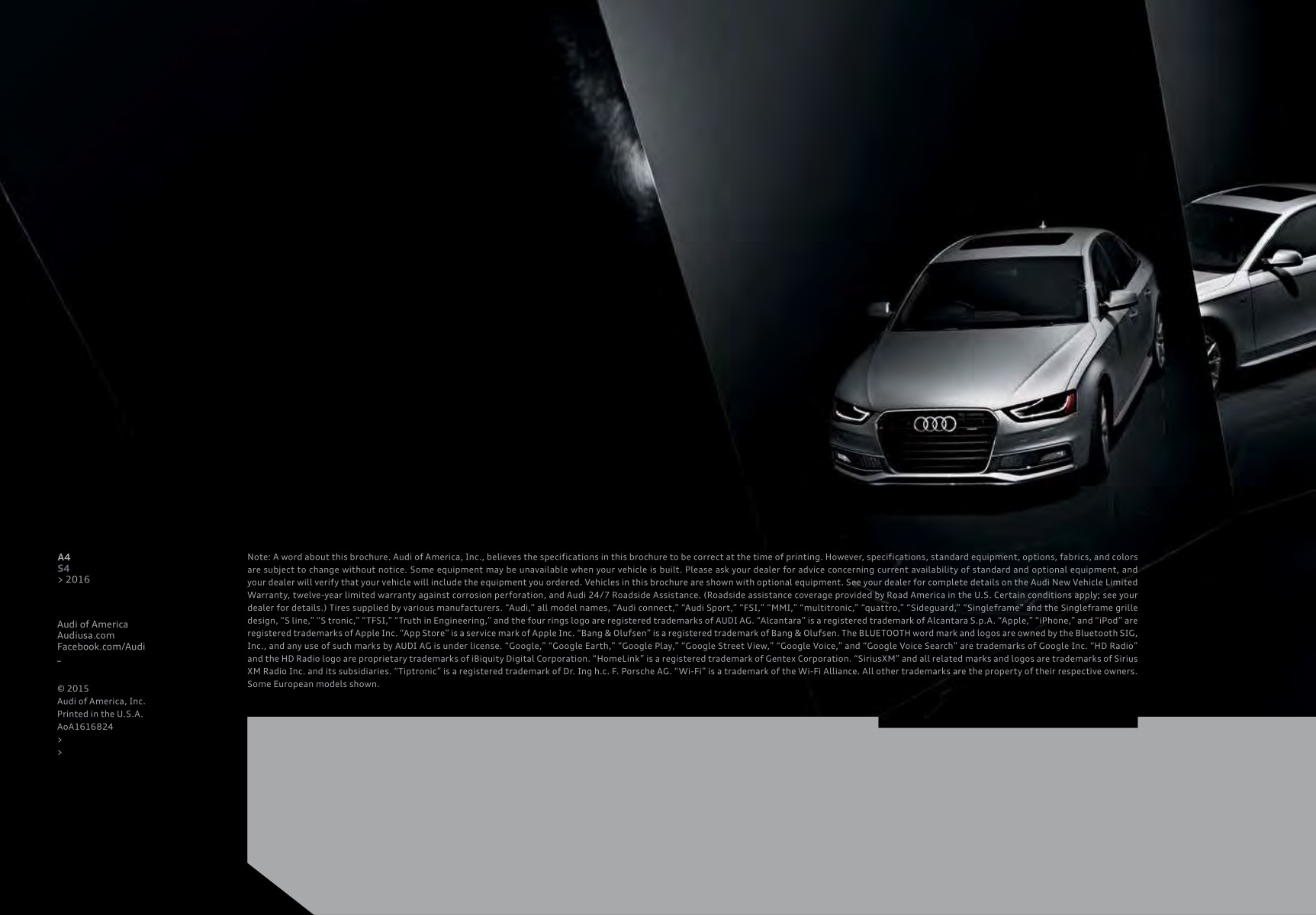 2016 Audi A4 Brochure Page 54